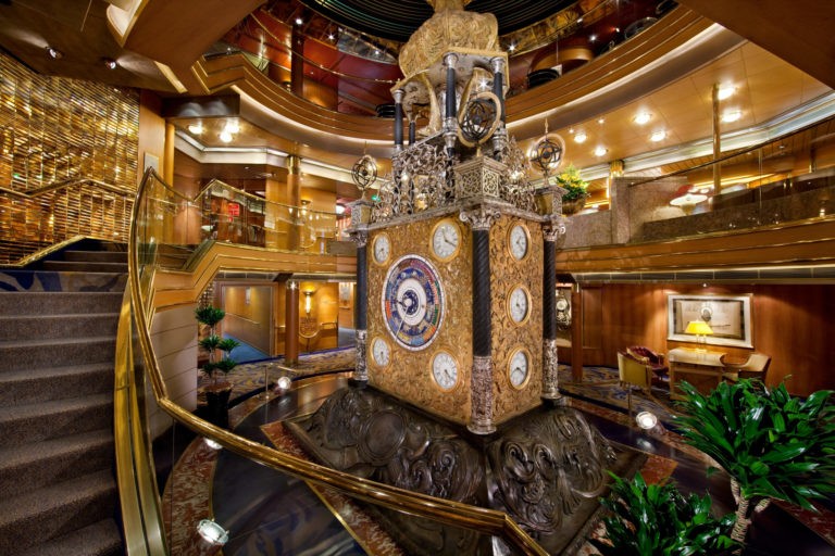 Borealis - Atrium astronomisk klokke - Fred. Olsen Cruise Lines