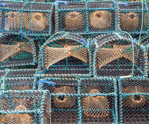 Fishing,Lobster,Pots,At,Portree,,Isle,Of,Skye,,Scotland,,Uk